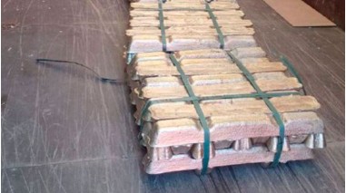 Отгрузка бронзовых чушек