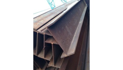 двутавр стальной нормальный сварной 100x55x4,1x5,7 мм 10Б1 Ст3пс купить в Саратове