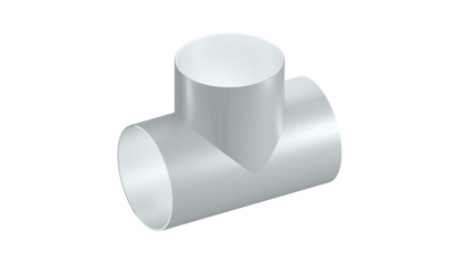 кожух оцинкованный для тройника 400x0,8 мм купить в Саратове