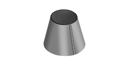 обечайку стальную коническую 2020x1020x14 мм Ст3 купить в Саратове