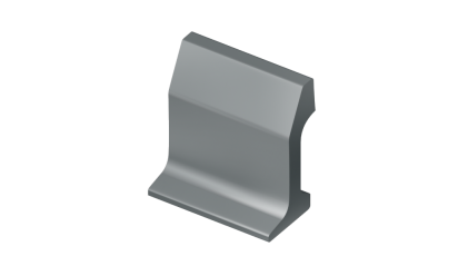 рельсы РК50 стальные контррельсовые 3 м Э76Т купить в Саратове