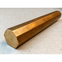 Шестигранник бронзовый 10 мм БрНХК ГОСТ 1628-2019