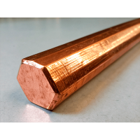 Шестигранник медный ДШГПТ 17 мм М1 ГОСТ 1535-2006