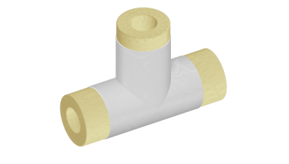 тройник теплоизоляционный минераловатный 1220x108 мм купить в Саратове