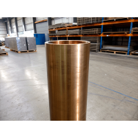 Труба бронзовая прессованная ГКР 10x1 мм БрАЖМц10-3-1,5 ТУ 48-21-418-74