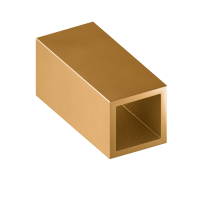 Труба латунная профильная квадратная ДКВНТ 12x12x2 мм Л90 ТУ 48-21-428-84