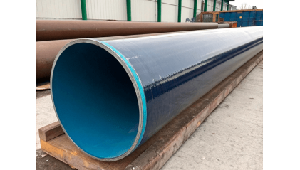 трубу стальную Б/Ш с внутренним эпоксидным покрытием 426x7 мм Ст3сп купить в Саратове