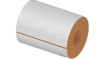 Цилиндр теплоизоляционный базальтовый 720x30x1000 мм Г1 Ц 100 фото цилиндр теплоизоляционный базальтовый 720x30x1000 мм Г1 Ц 100 купить в Саратове