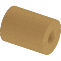 Цилиндр теплоизоляционный базальтовый вырезной без покрытия 1020x60x1200 мм Г1 Ц 100 ГОСТ 23208-2022