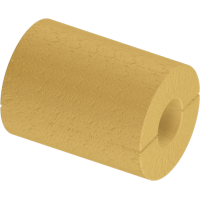 Цилиндр теплоизоляционный минераловатный вырезной без покрытия 630x100x1200 мм Г1 Ц 100 ГОСТ 23208-2022